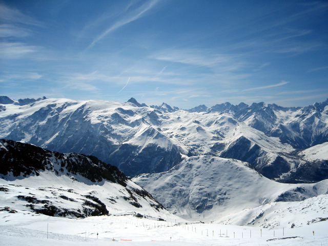 View from the top of the Sarenne run
