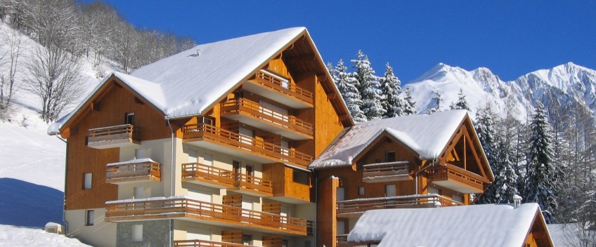 Chalet du Verney in the snow